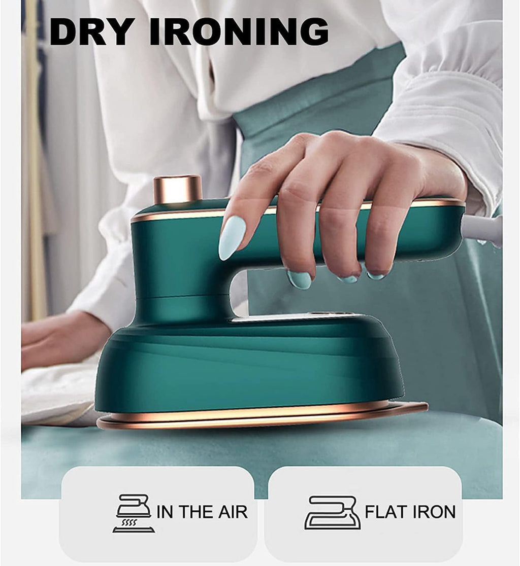 Mini Portable Steam Iron – Foldable Handheld Garment Steamer for Home & Travel