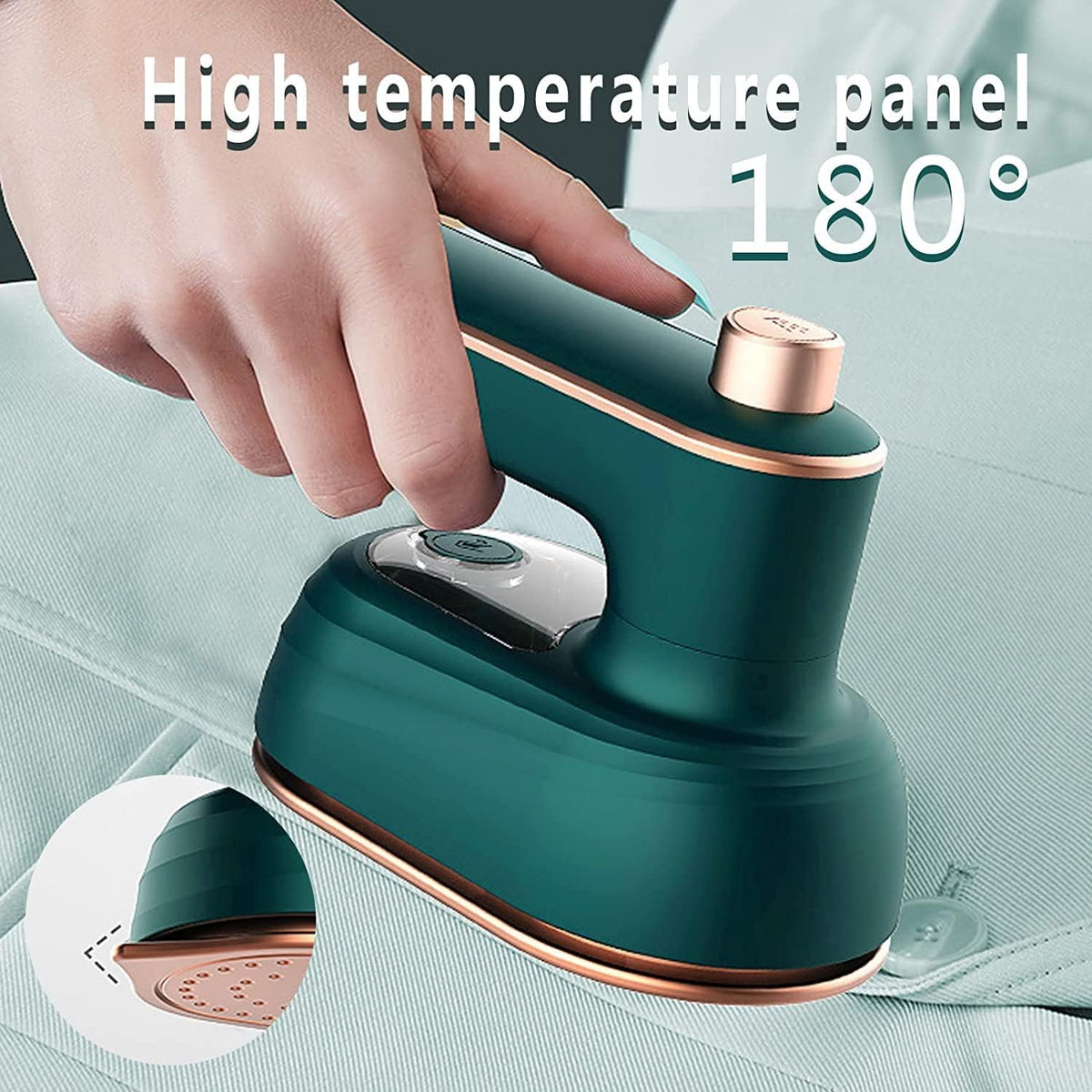 Mini Portable Steam Iron – Foldable Handheld Garment Steamer for Home & Travel