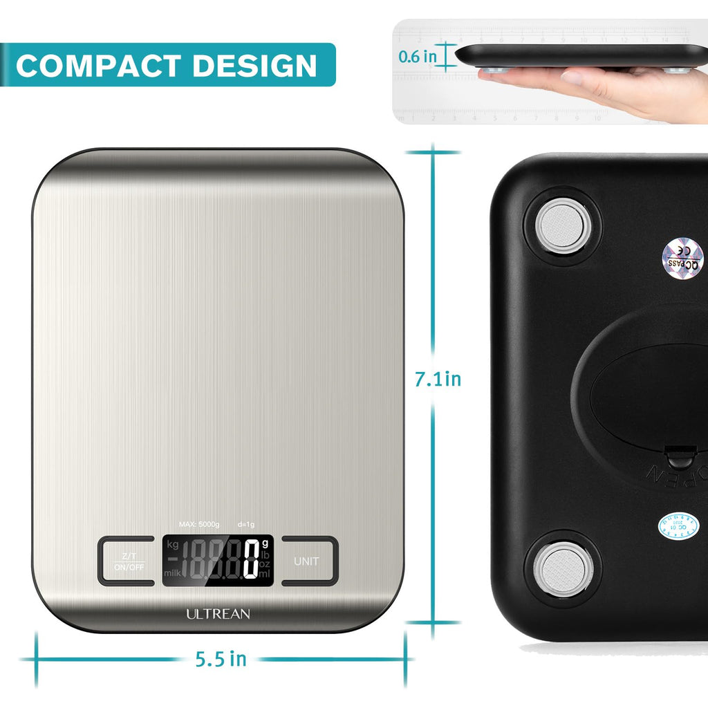 Ultrean Digital Kitchen Food Scale – High Precision