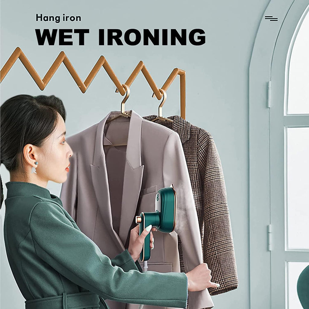 Mini Portable Steam Iron – Foldable Handheld Garment Steamer for Home & Travel
