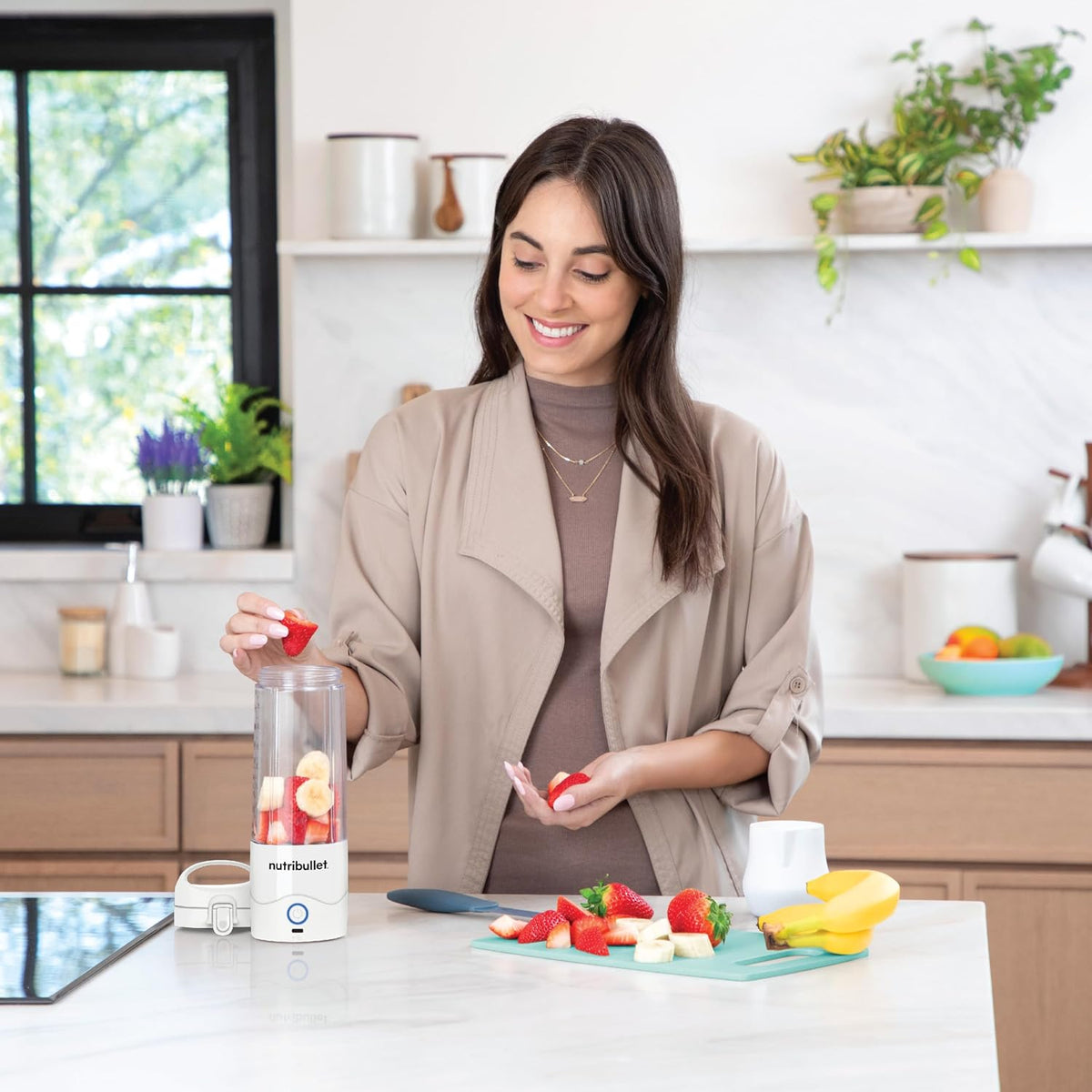 NB Portable Blender 475ML – Rechargeable Personal Blender