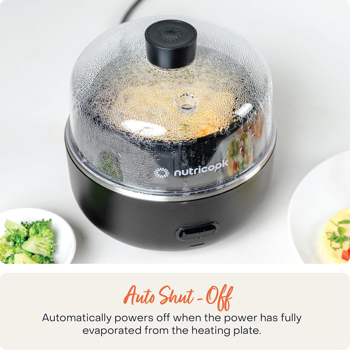 Nutricook 7-Egg Cooker – Boiled, Poached & Scrambled Eggs