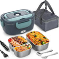 Portable Electric Lunch Box Food Warmer – Heated Lunch Box for Office, Car & Travel