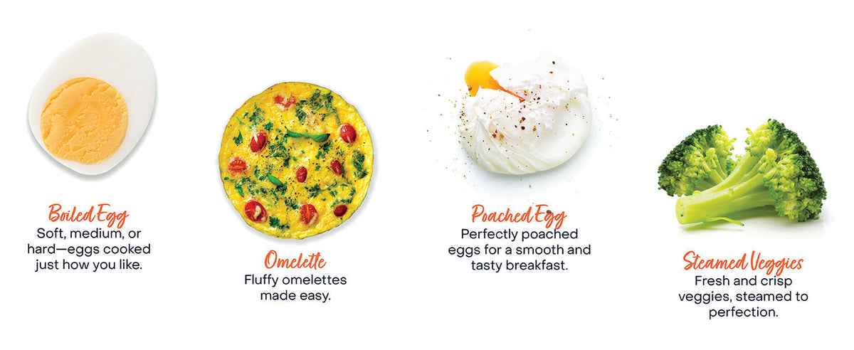 Nutricook 7-Egg Cooker – Boiled, Poached & Scrambled Eggs