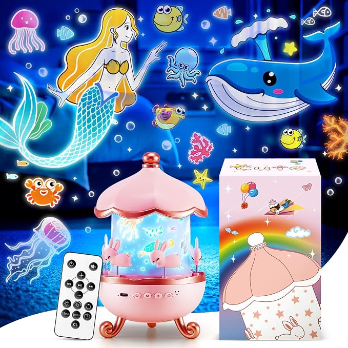 Unicorn Baby Night Lamp with Remote Control – UAE