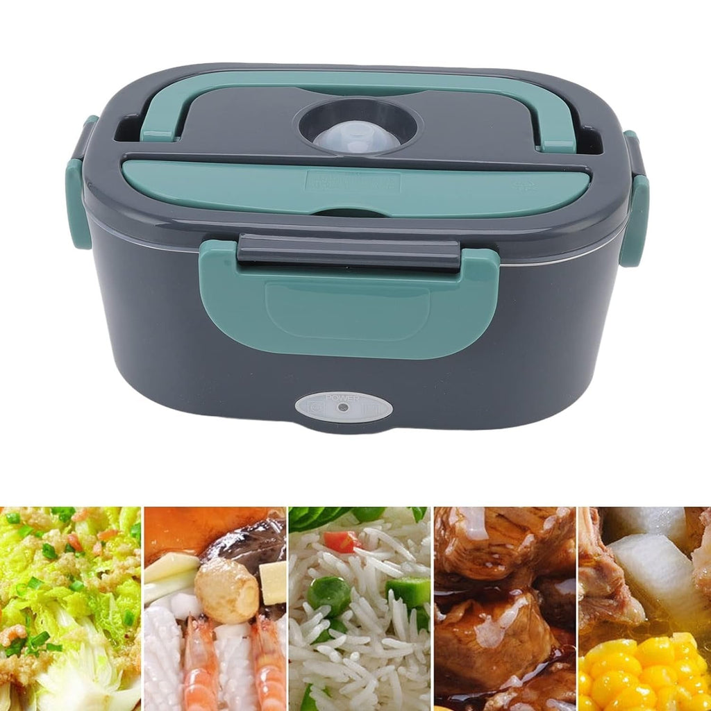 Portable Electric Lunch Box Food Warmer – Heated Lunch Box for Office, Car & Travel